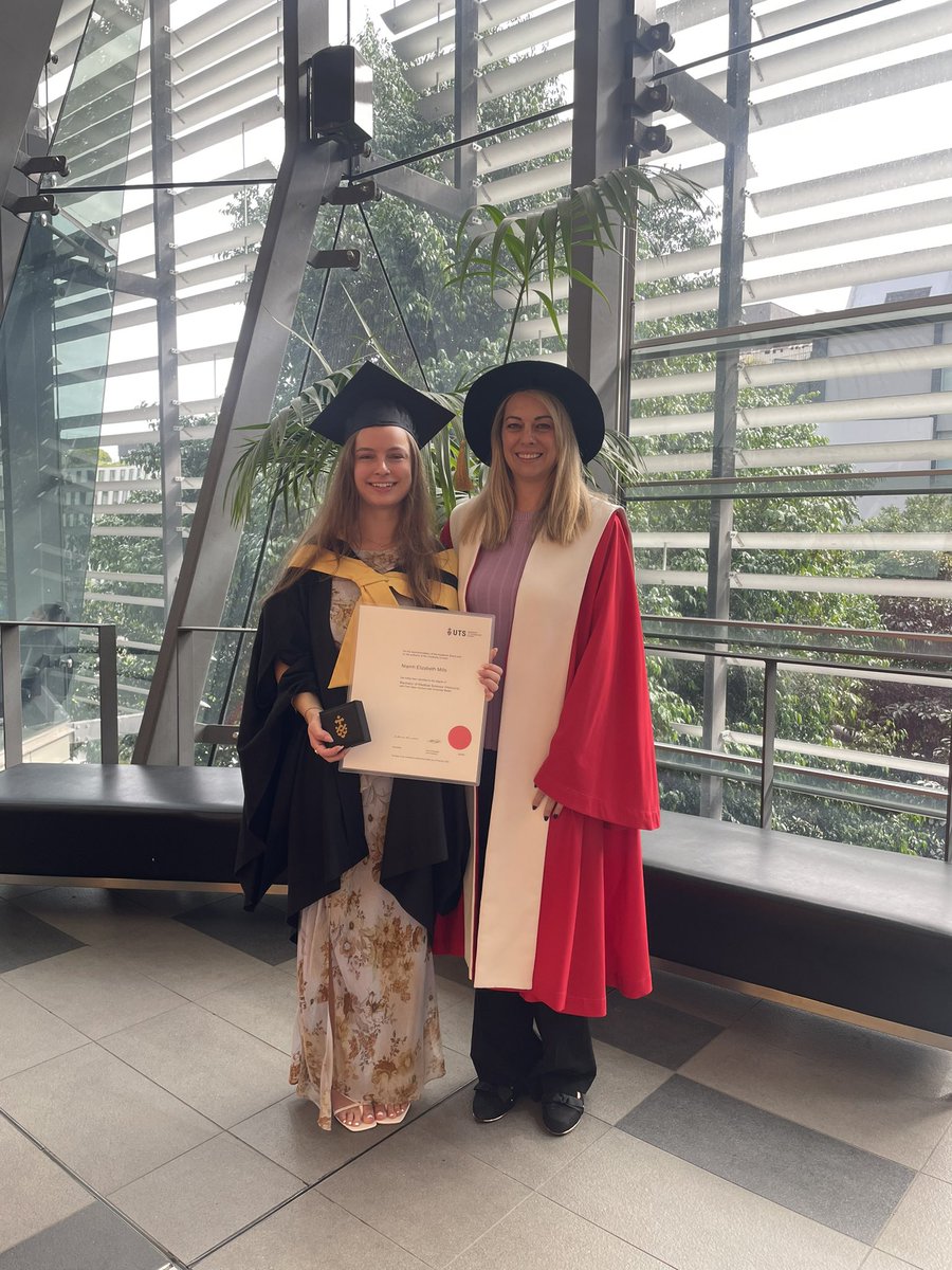 A/Prof Lana McClements (@mcclementslana) on Twitter photo Congrats to these two superstars on their graduation today!
<a href="/clairerich28/">Claire Richards</a> - PhD 💫🤩👏
Niamh Mills - Honours (Biotechnology) and the University Medal!🥳
Very proud supervisor and delighted to have been able to share this day with them.
<a href="/UTSResearch/">UTS Research</a>
<a href="/UTSEngage/">UTS</a>
UTS_Science Congrats to these two superstars on their graduation today!
<a href="/clairerich28/">Claire Richards</a> - PhD 💫🤩👏
Niamh Mills - Honours (Biotechnology) and the University Medal!🥳
Very proud supervisor and delighted to have been able to share this day with them.
<a href="/UTSResearch/">UTS Research</a>
<a href="/UTSEngage/">UTS</a>
UTS_Science