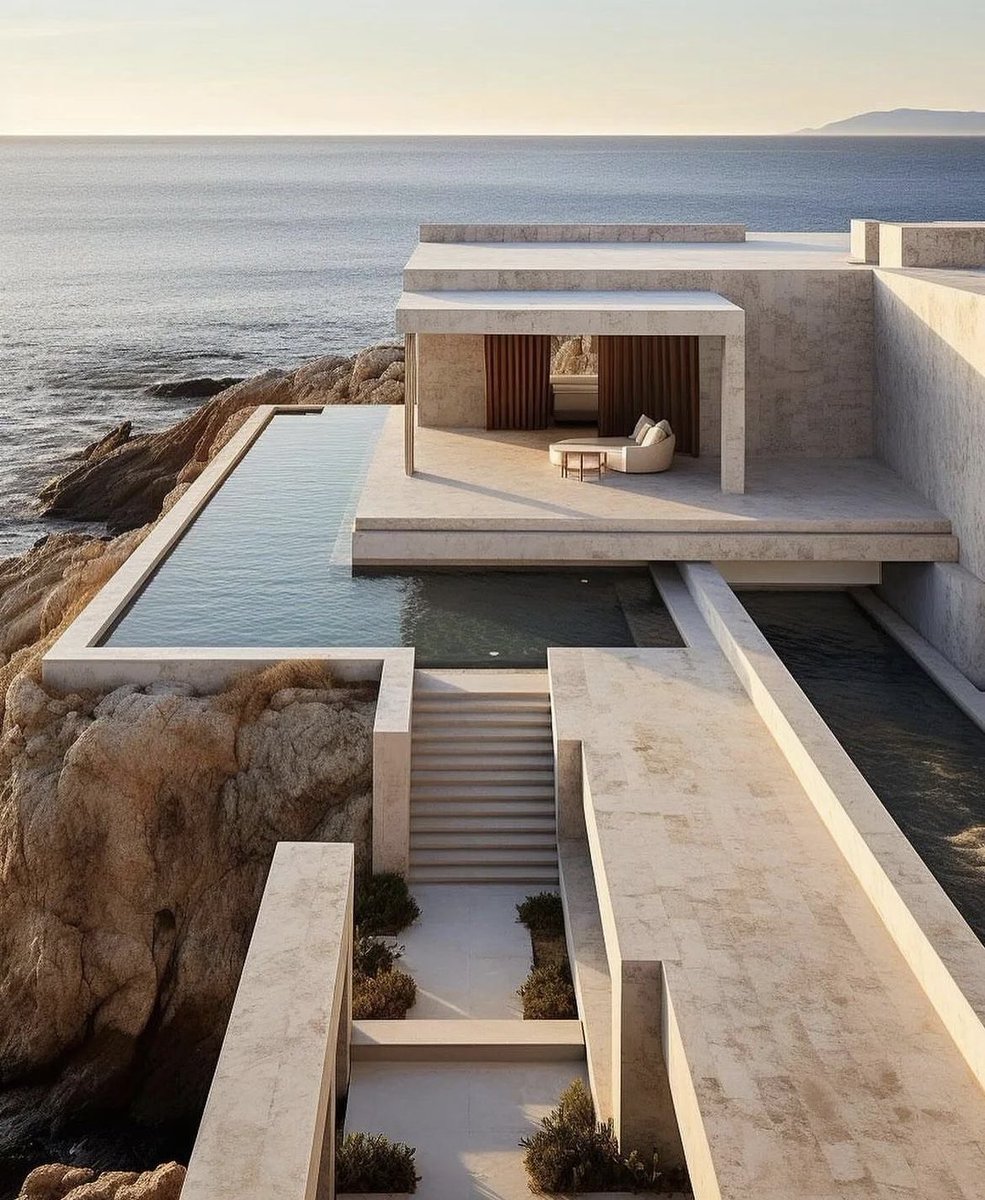 Greek villa.