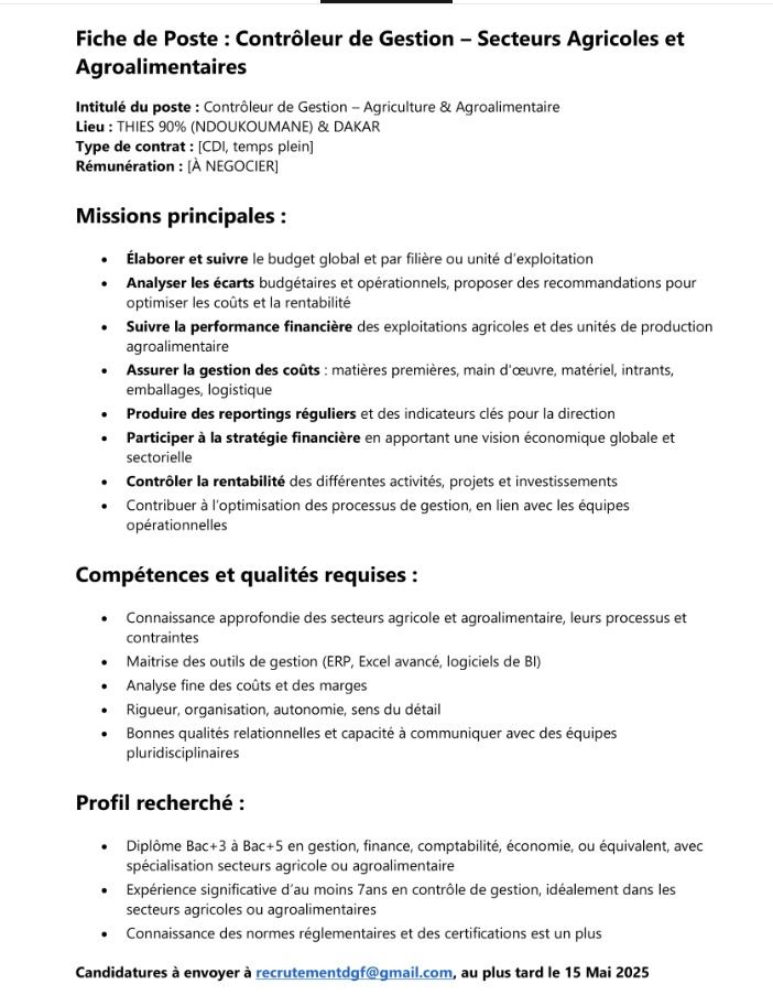 Salam Fam
CDG Thies
 #afterpro #recrutement