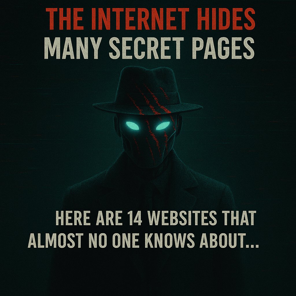 WARNING: You’re about to enter the Cool Side of the Internet

These 16 secret Websites are Criminally underrated⚠️

Save them now. Hidden gems don’t stay hidden forever.