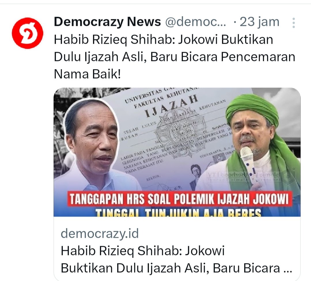 Melaporkan fitnah dan pencemaran nama baik, karena menuduh Ijazah palsu.

Ya buktikan dulu dong, mana ijazahnya, seperti yang selalu JKW ya bilang sendiri:

Siapa yang mendalilkan, dia yang membuktikan!

Nah karena JKW yang melaporkan kami, maka dia juga yang harus bawa