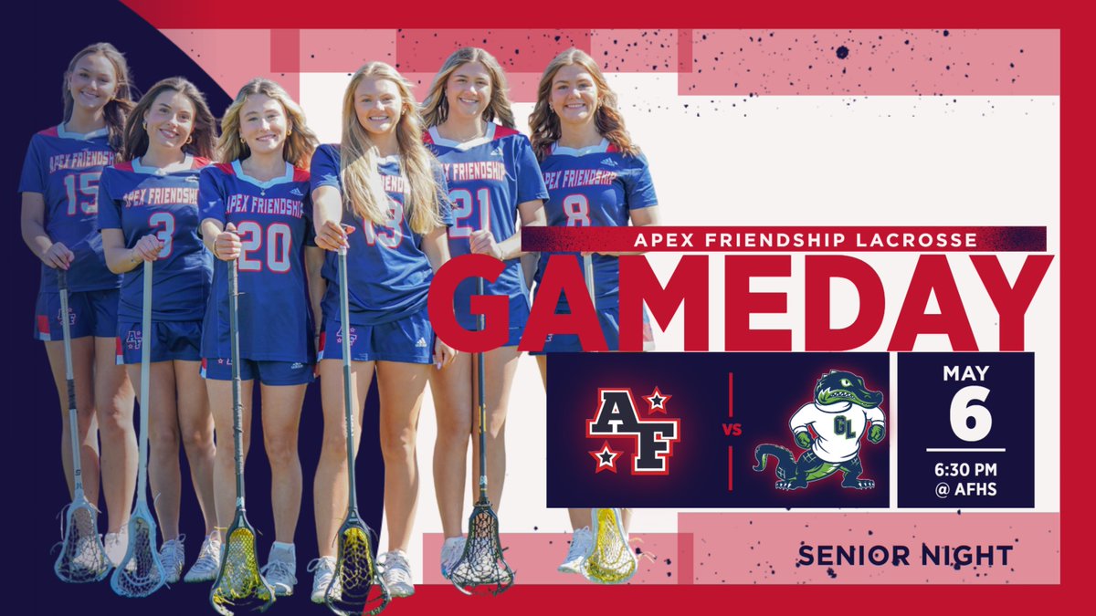 SENIOR NIGHT! Come out and support our seniors tonight at 6pm!