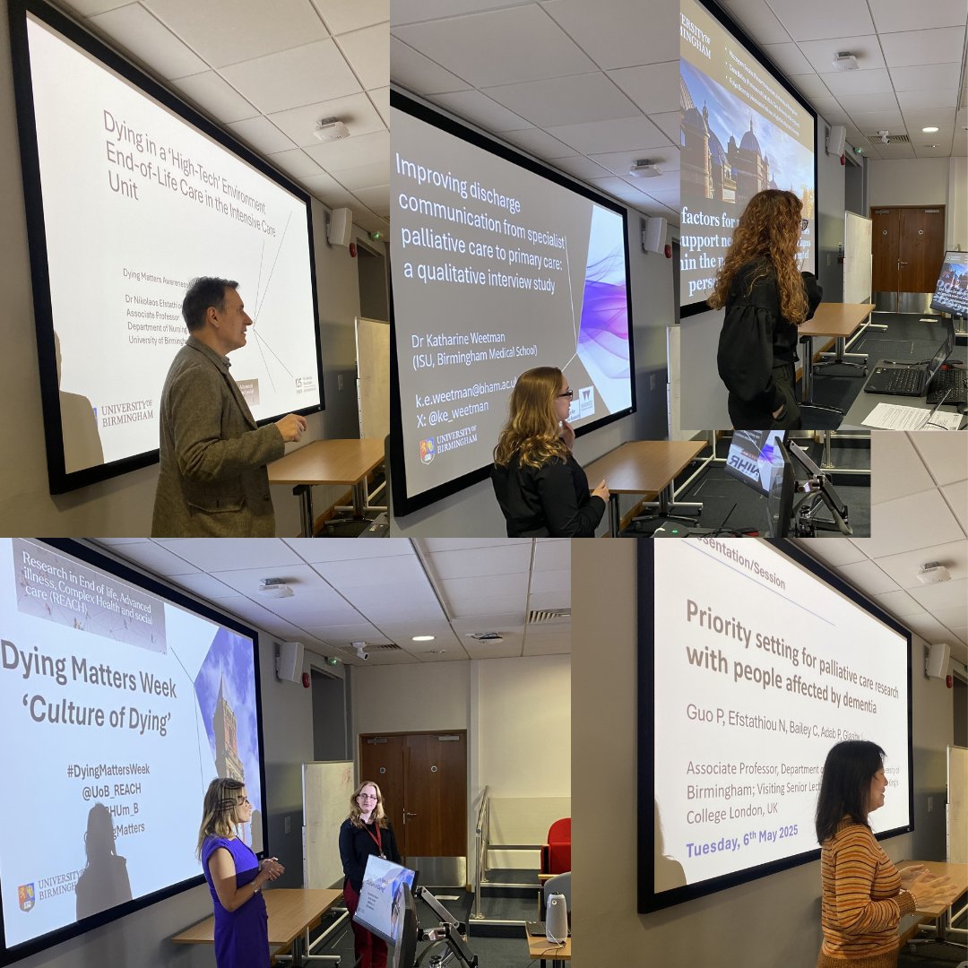 REACH Research UoB (@uob_reach) on Twitter photo Brilliant morning presenting on #TheCultureofDyingMatters <a href="/hospiceuk/">Hospice UK</a> <a href="/DyingMatters/">Dying Matters</a>. Great engagement — interactive questions to follow! 💬🧠#REACH <a href="/unibirmingham/">Uni of Birmingham</a> Brilliant morning presenting on #TheCultureofDyingMatters <a href="/hospiceuk/">Hospice UK</a> <a href="/DyingMatters/">Dying Matters</a>. Great engagement — interactive questions to follow! 💬🧠#REACH <a href="/unibirmingham/">Uni of Birmingham</a>