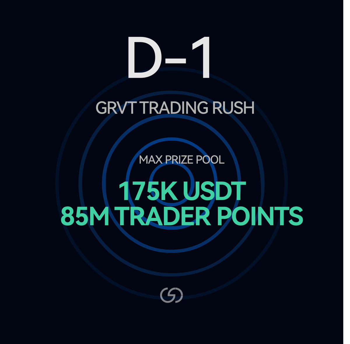 grvt_io's tweet photo. D-1 to GRVT Trading Rush

Trade, compete, and earn based on volume

Plus, time-limited deposit bonus &amp; GRVT merch giveaway

Get the info below and join before it starts tomorrow ↴ https://t.co/Y99wf2BgS3