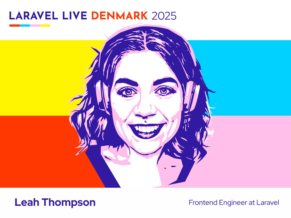 laravellivedk's tweet image. Please welcome @LeahTCodes 🇺🇸 from @laravelphp ! From classroom to code, Leah’s journey led her to become a Frontend Engineer & DevRel advisor. Known for her lively, insightful live‑coding streams, we’re thrilled to have her on stage. #laravel #laravellive