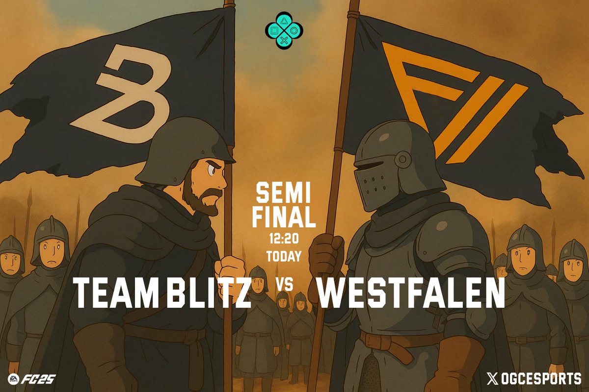 نصف نهائي بطولة Last chance :🏆
بـتوفيـق لـلـفريقين . . 💚
<a href="/TeamBIitz/">BLITZ FC</a> vs <a href="/WestFalenFc_/">WestFalen FC</a> 

#برو_كلوب #FC25 #PROCLUBS