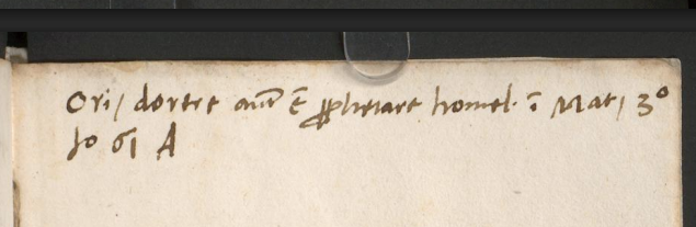 Zwingli's hand-written copy of the Pauline Epistles. The marginalia includes an abundance of references to Origen and Erasmus's exegetical works. The very final page of the manuscript is simply the cherished line from Origen: 
"Origen: docere autem est prophetare”