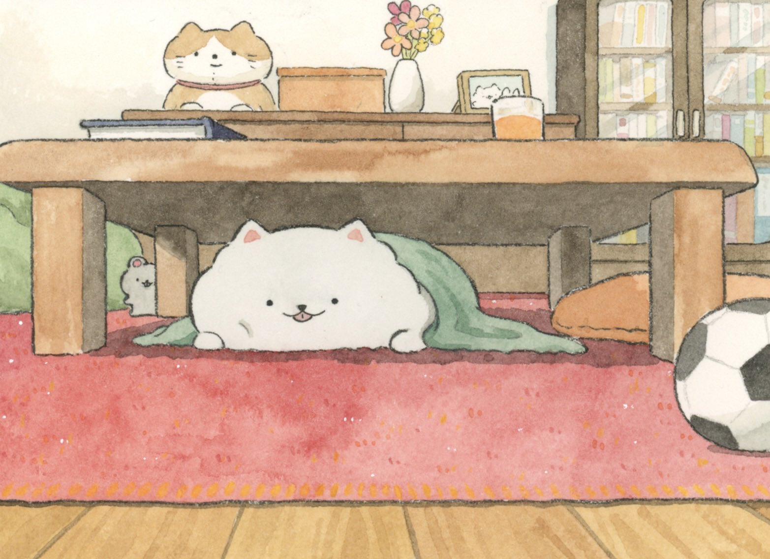 ほのぼのうさぎ】ポンちゃんぬいぐるみ+60gまんげつぽんセット