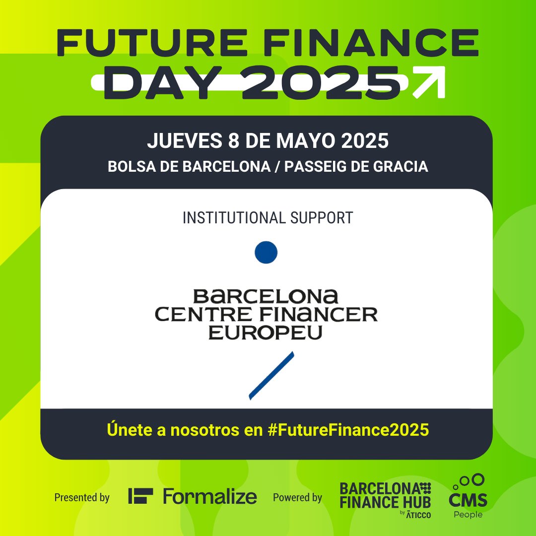 BCFE - Barcelona Centre Financer Europeu (@bcn_ctr_fin_eur) on Twitter photo 📢 ¿Aún no se ha apuntado? | #FutureFinanceDay
📅 Jueves 08.05.25
📍 Bolsa de Barcelona (Paseo de Gracia, 19)
🌐 <a href="/bcn_ctr_fin_eur/">BCFE - Barcelona Centre Financer Europeu</a> somos soporte institucional.
▶ Más información: cmseventos.com/evento/futuref…
🔗 Nota de prensa: barcelonacentrefinancer.org/wp-content/upl…
#CMS, #BarcelonaFinanceHub 📢 ¿Aún no se ha apuntado? | #FutureFinanceDay
📅 Jueves 08.05.25
📍 Bolsa de Barcelona (Paseo de Gracia, 19)
🌐 <a href="/bcn_ctr_fin_eur/">BCFE - Barcelona Centre Financer Europeu</a> somos soporte institucional.
▶ Más información: cmseventos.com/evento/futuref…
🔗 Nota de prensa: barcelonacentrefinancer.org/wp-content/upl…
#CMS, #BarcelonaFinanceHub