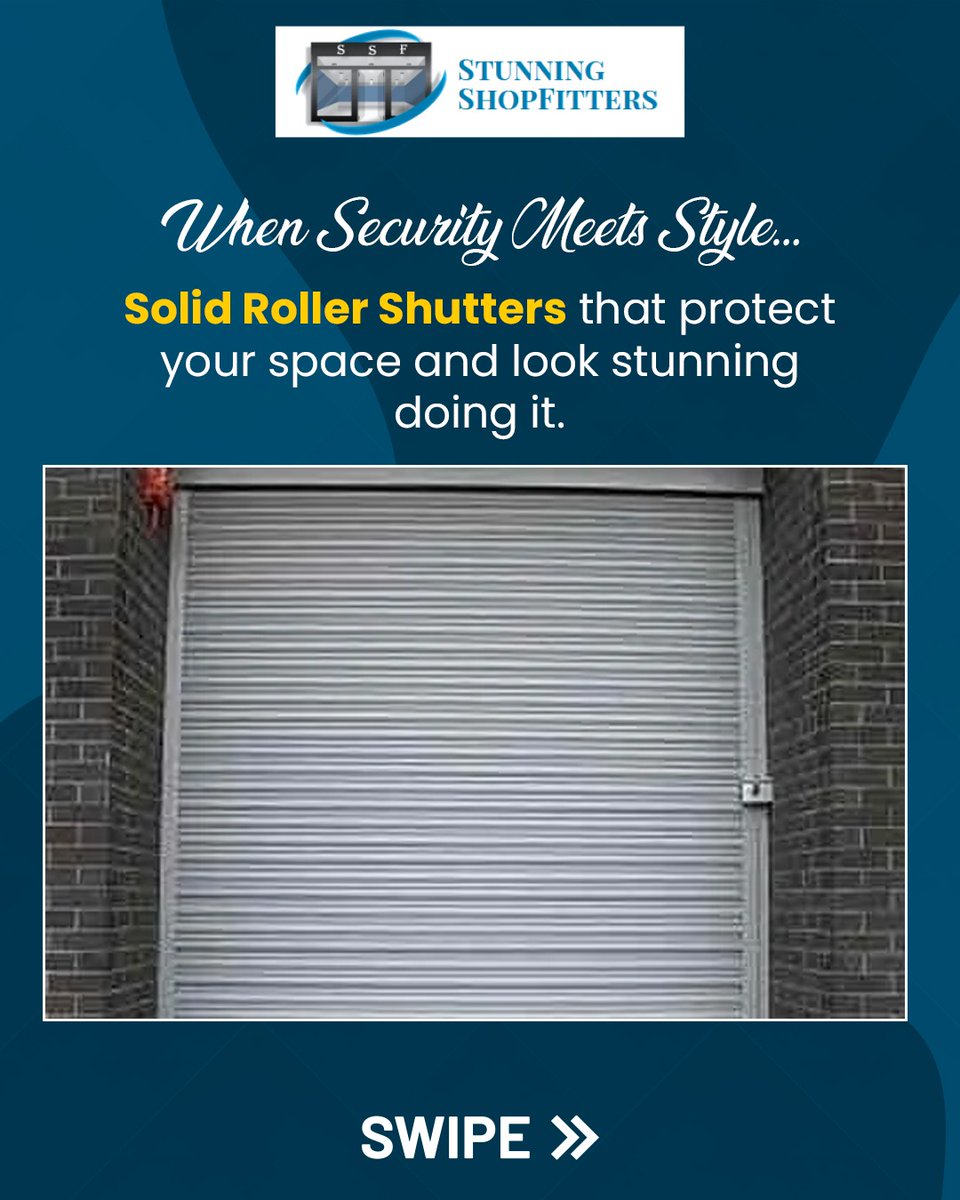 stunningshop1's tweet image. Protect your space without compromising on style!
 Our solid roller shutters are built for strength, durability, and a sleek finish that adds value to your property. 
 
🌐 stunningshopfitters.com
☎️ 07539001323

#RollerShutters #ShopfrontSecurity #SolidShutters