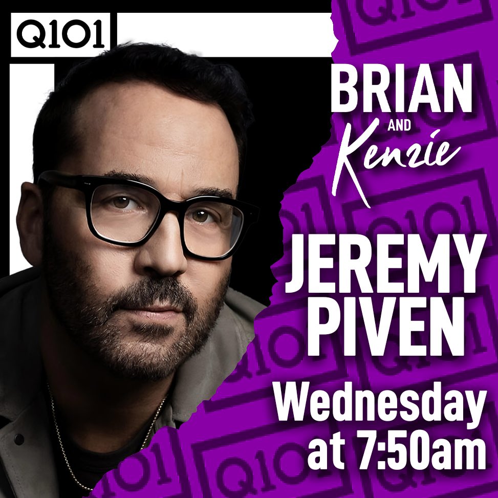 Chicago icon and ‘Entourage’ star Jeremy Piven joins Brian &amp; Kenzie tomorrow morning at 7:50! 

Brian &amp; Kenzie, weekdays 6-10am
