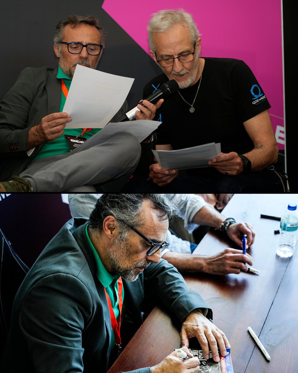 GEM Awards (@gemawardsinfo) on Twitter photo ¿Sabéis que es mejor que escuchar a los intérpretes de <a href="/mgscastellano/">Metal Gear España</a> ?
Verles en pleno directo 😏 ¿Sabéis que es mejor que escuchar a los intérpretes de <a href="/mgscastellano/">Metal Gear España</a> ?
Verles en pleno directo 😏