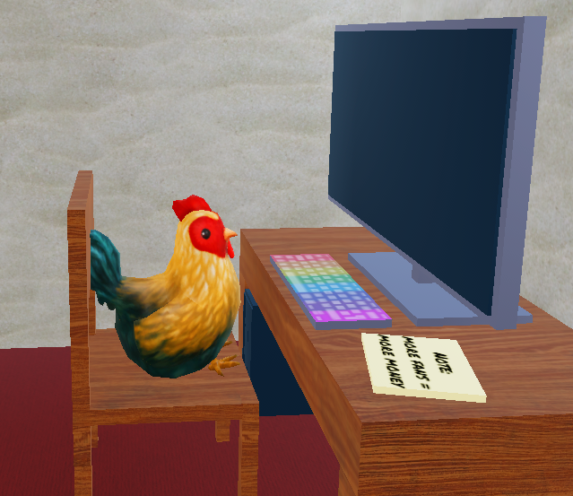 badrechicken's tweet photo. at the computer https://t.co/oL6ZNrNGHW