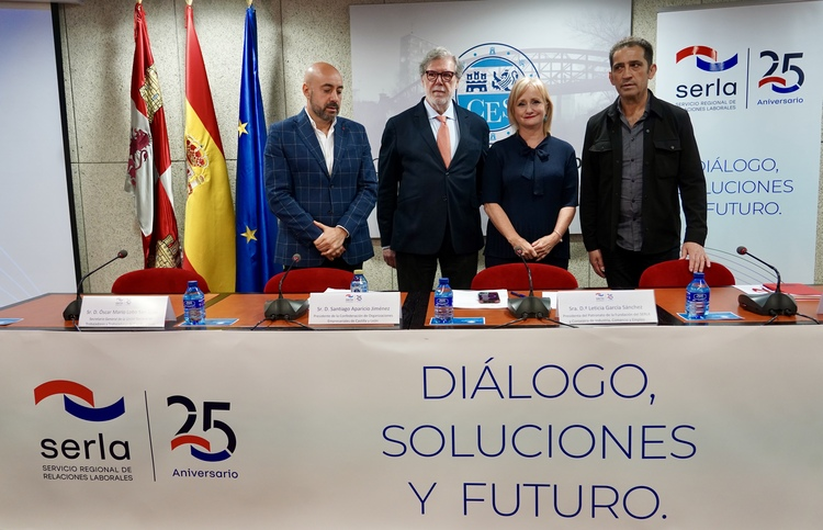 AgenciaIcal's tweet photo. El #Serla soluciona 6.500 procedimientos en sus 25 años de historia, con 130.000 empresas y dos millones de trabajadores
▶️La consejera de Industria requiere al Gobierno participación económica en la financiación del servicio
https://t.co/yuEpH9Tjx8 https://t.co/TEzF2or6sD