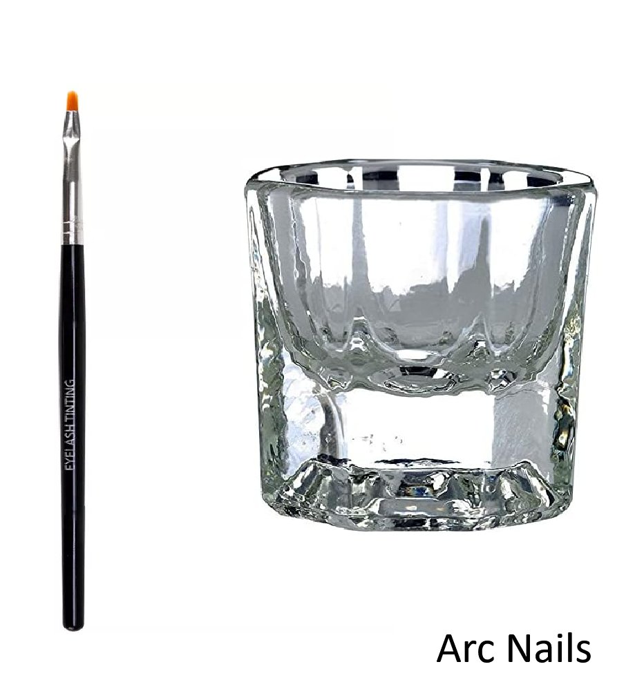 ZOE_BEAUTY_UK's tweet image. Arc Nails Glass Dappen Dish with Eyebrow Tint Brush, Octagonal Design, Reusable Professional Nail Art Tool Set amzn.eu/d/h6fNGUN #Amazon via @Amazon #eyebrows #beauty #salon