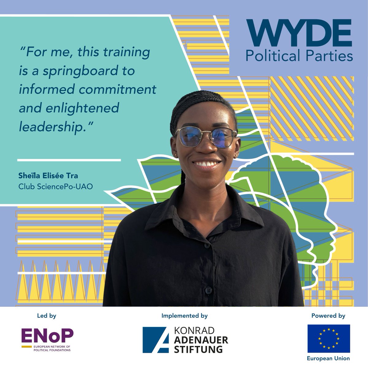EU_ENoP's tweet image. They are not waiting for change—they are building it.
Young voices in 🇨🇮 are shaping democracy with purpose and bold action. Thanks to @KAS_DialoguePol, these efforts are taking root on the ground. The future belongs to those who step up today.
#WYDEPoliticalParties @KAS_africa