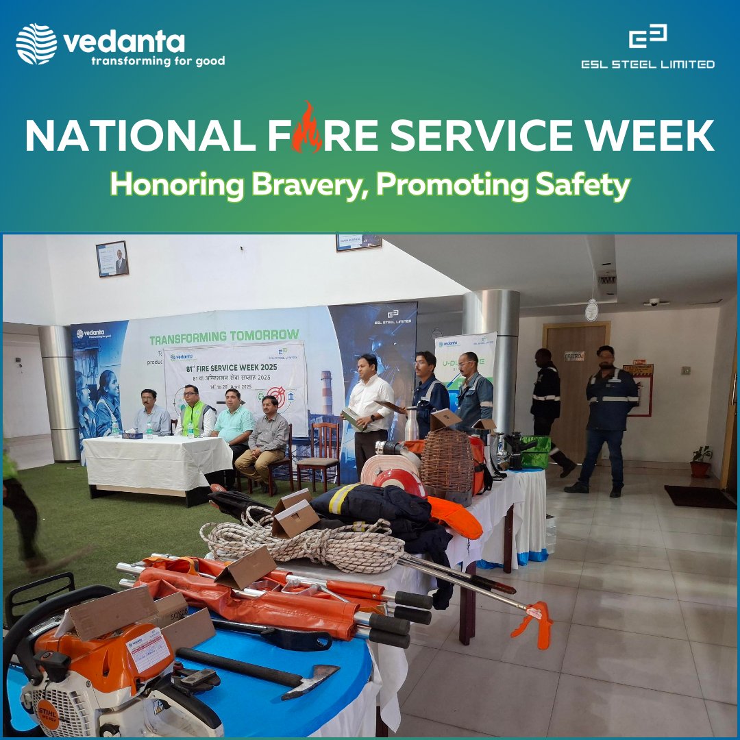 ESL celebrated the 81st National Fire Service Week with daring rescue demos to fire safety training for 1,000+ participants. We ignited a culture of vigilance and preparedness across our organization and community. Together, we stay prepared. Together, we stay safe.
#81stNFSW