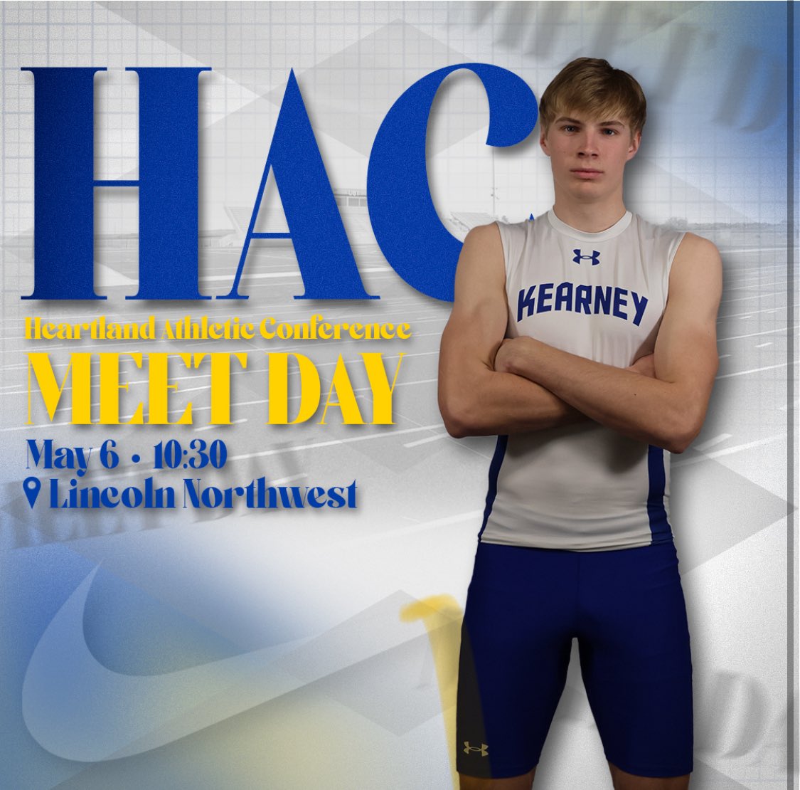 TrackKearney's tweet photo. Follow the Bearcats at today’s HAC Meet! 

https://t.co/q4h7YPeCQ9 https://t.co/sI82PXEUhD