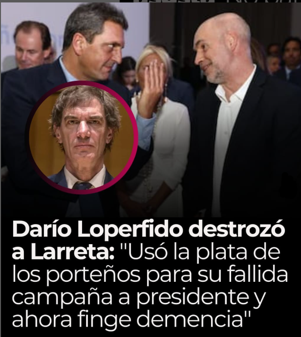 PiccininiAna's tweet photo. LOPÉRFIDO SIN VUELTAS. TOMATE 5 MIN Y LEÉLO.
- "Lo de Larreta asusta. No parece haber fondo en el pozo en el que ha caído.
- Cuando fue electo me convocó para su equipo, y antes de asumir hizo un "retiro" con una especie de coach (una idiotez), quien preguntaba a todos cual era su objetivo. La respuesta unánime fue "Que horacio llegue a presidente."
- Larreta acababa de ser jefe de gobierno, y de lo único que hablaban él y los aduladores que lo rodeadban era de su futura presidencia. La ciudad no era más que un escalón para su verdadero objetivo. Desafortunadamente para los contribuyentes, terminó siendo la caja de una campaña electoral tan costosa como ridícula."
- Ahora se postula como legislador, pero dice que quiere ser jefe de gobierno. El cargo al que se presenta le es indiferente. Larreta se rodea de mediocres que le dicen todo que sí . Cualquiera con criterio propio es inmediatamente eyectado de su entorno. Él es un compendio perfecto que explica por qué la gente odia a los políticos.
- La decadencia de la ciudad comenzó con Larreta, básicamente porque estaba concentrado en su carrera presidencial: no desalojaba piquetes para evitar costos políticos, rompía veredas en buen estado para finanaciar su campaña, abrazaba postulados de la agenda woke, y los indigentes intelectuales que lo acompañaban hablaban en inclusivo.
- En lugar de hacer autocrítica, Larreta dice que fue un error haber traído a Jorge  Macri al conurbano, y apoyaba a Lousteau. Es decir, integraba el PRO pero financiaba a un candidato opositor.
- Ahora, en plena decadencia, Larreta presenta una lista para tratar de lastimar al PRO y favorecer al peronismo.
- Larreta es igual a su amigo Massa: todo lo que hacen es por beneficio personal, nunca por vocación de servicio.
- Su amargura es evidente: quiere vengarse del PRO por su fracaso en su carrera presidencial.

De fantino.arg en IG (cuenta fan de Fantino)