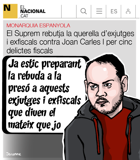 No faran mai companyia a <a href="/PabloHasel/">Pablo Hasel</a> perqué, malgrat tot, segueixen sent patriotes espanyols.
Els qui haurien d'acabar en presó serien els qui defensen els delictes i el delinqüent. Suposo que hi estàs d'acord, oi <a href="/BogunaJaime/">Jaume51</a>