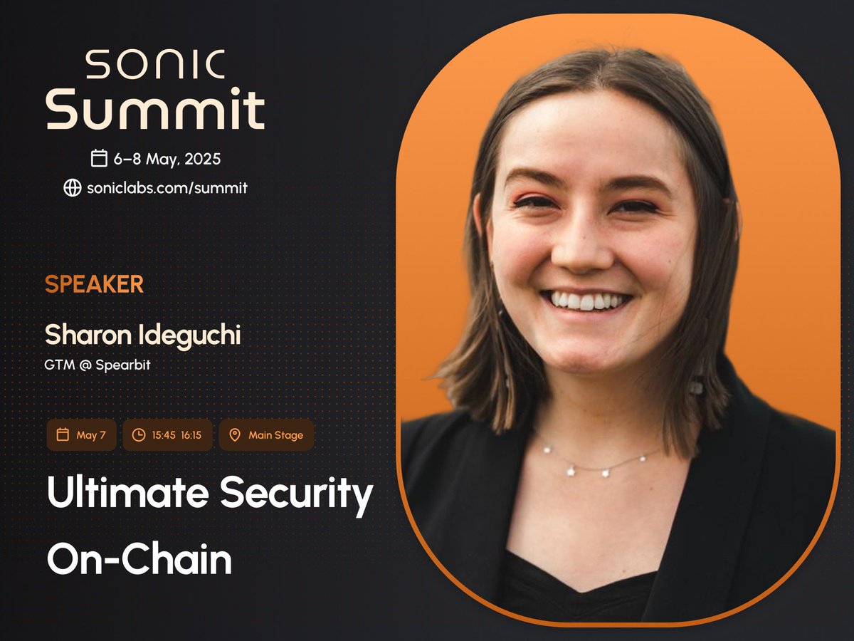 Sonic World (@sonicworldhq) on Twitter photo <a href="/TrustWallet/">Trust Wallet</a> <a href="/michaelfkong/">Kong.sonic</a> Keynote | Ultimate Security On-Chain
🗓️ Wed, May 7
🕐 15:45 – 16:15
Featuring:
@BitBugshar (GTM @Spearbit) <a href="/TrustWallet/">Trust Wallet</a> <a href="/michaelfkong/">Kong.sonic</a> Keynote | Ultimate Security On-Chain
🗓️ Wed, May 7
🕐 15:45 – 16:15
Featuring:
@BitBugshar (GTM @Spearbit)