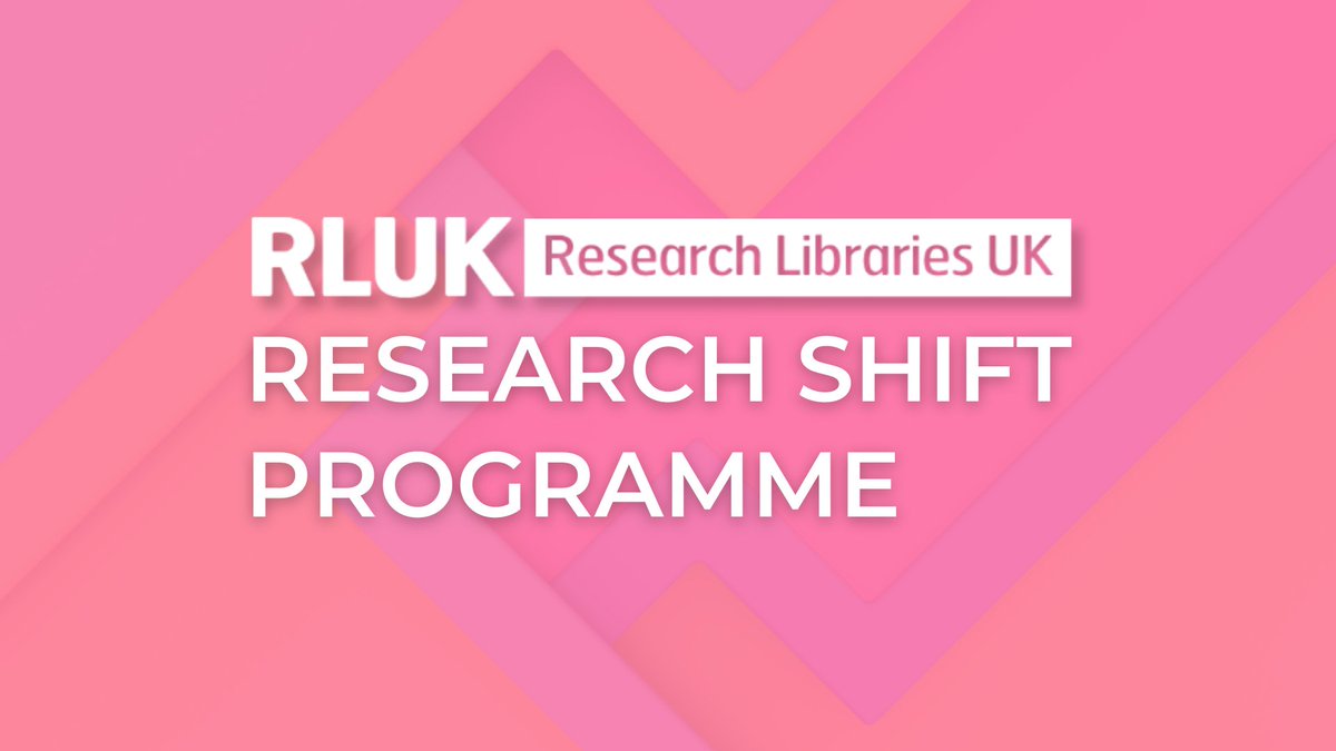 ◾️Engaging in research | 🗓️10 June

This #RLUKRSP session will provide practical strategies for initiating and sustaining research projects, building collaborations, and effectively disseminating findings #librariesXresearch

🎟️Sign up for this event at bit.ly/RLUK-RSP