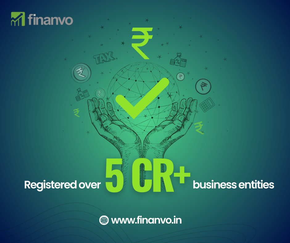 FinanvoIN's tweet photo. Finanvo crosses 5 CR+ business registrations!
Access the data that drives them — only on Finanvo.
📊 Verified MCA Data
📁 Real-Time Access
📍 https://t.co/oqxBBObaEL

#BusinessIndia #Finanvo #MCAInsights #Startups #ComplianceTech https://t.co/wi4ylsK3T4