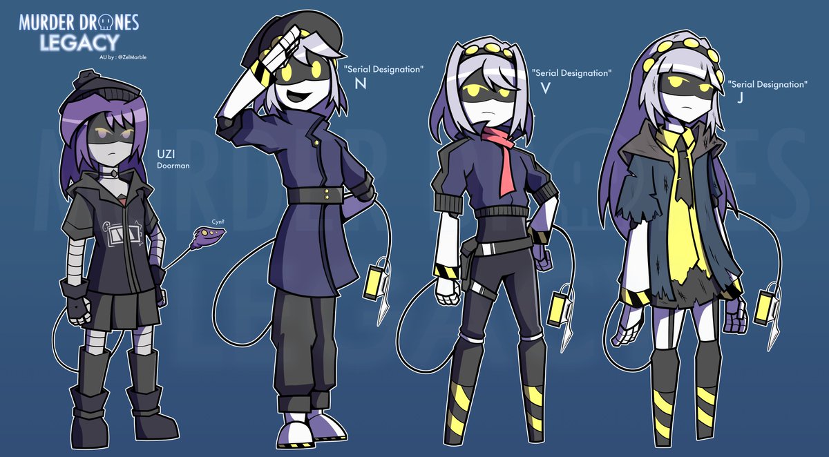 Uzi | N | V | J

#MDLegacyZel #murderdrones #murderdronesoc