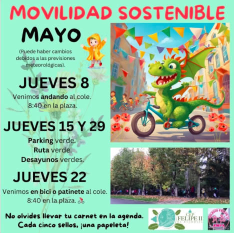 Este jueves, ¡vamos andando al cole! Caminante, aunque lo importante es el camino... ¿Cuántas papeletas llevas ya? 😆