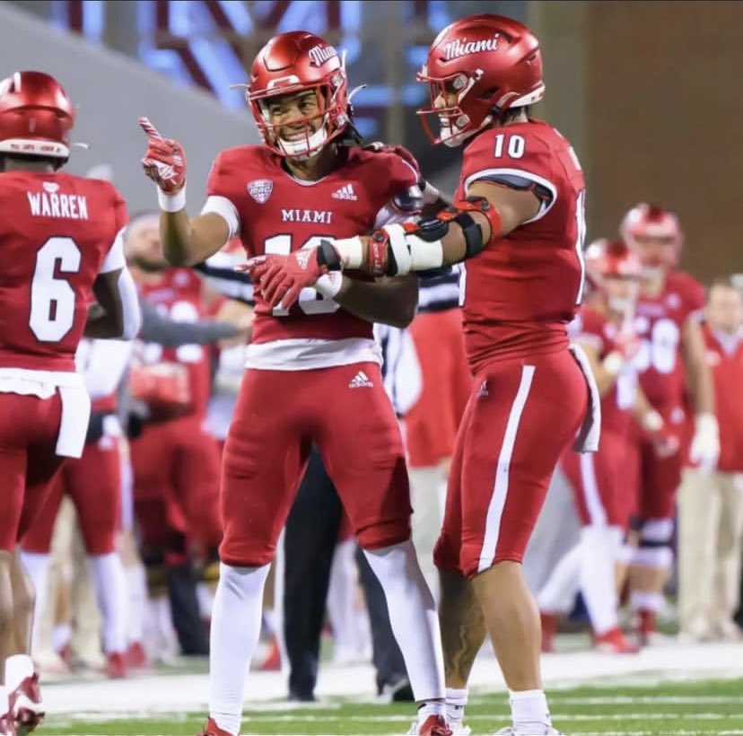 Blessed to receive an offer from Miami Oh!! <a href="/CoachBrown_DL/">Corey Brown</a> <a href="/DBCoachWhite/">Mitch White</a> <a href="/AllenTrieu/">Allen Trieu</a>