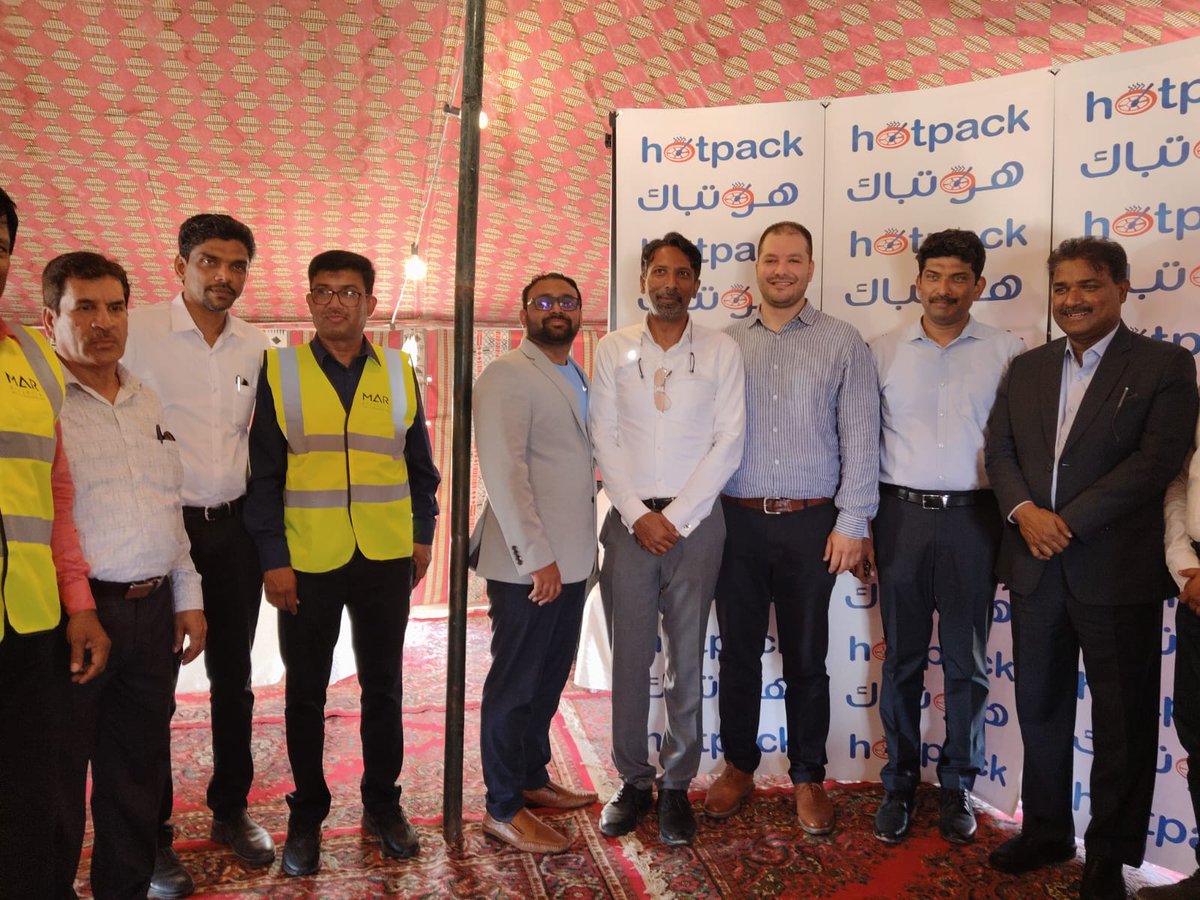 MARprojectsksa's tweet photo. We are proud to kick off the construction of a new state-of-the-art warehouse for Hotpack in Al Kharj, Riyadh. This marks another step in expanding logistical capabilities.
Here are some moments from the inauguration ceremony!
#Hotpack #AlKharjProject #WarehouseConstruction https://t.co/tiVCUSrokP