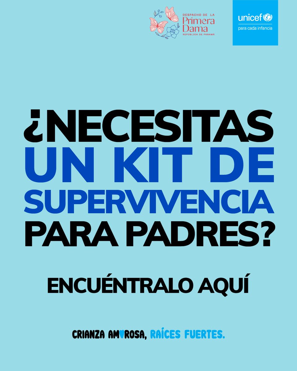 UNICEFPanama's tweet image. La crianza puede ser desafiante, pero no tienes que enfrentarla solo. Existen muchos recursos, desde guías hasta consejos prácticos, que te pueden ayudar a manejar mejor los momentos difíciles.
#CrianzaAmorosaRaícesFuertes
#PrimeroLaPrimeraInfancia