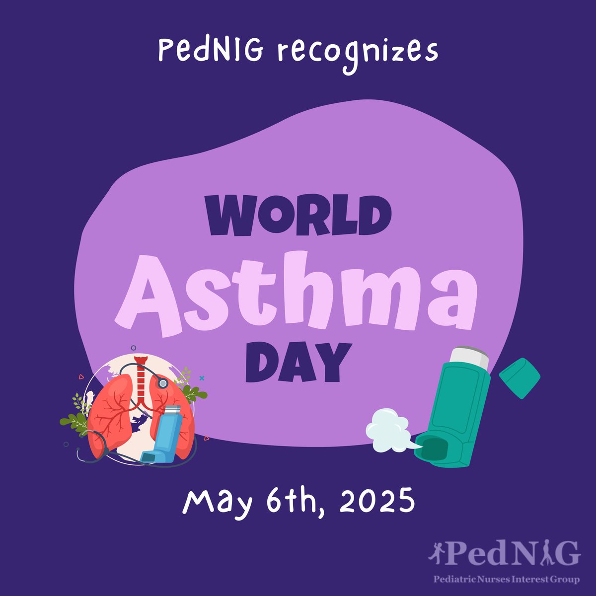 🌟 Today is World Asthma Day 🌟

Read the full caption here: instagram.com/p/DJT6UfOOQUn/…

#PediatricNurses #PediatricNursing #RNAO #RegisteredNursesOfOntario #PedNIG #WorldAsthmaDay #AsthmaAwareness #AsthmaEducation #RespiratoryHealth