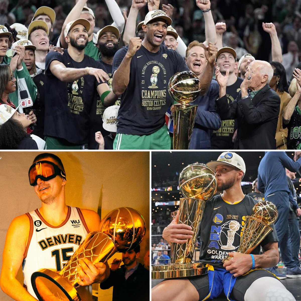 3 teams remaining in the NBA Playoffs have won NBA Championships. Their pedigree makes all of them risky to bet against: Boston Celtics, Denver Nuggets, and Golden State Warriors.

Even if fans and media overreact each game, teams that have been there before generally do not.