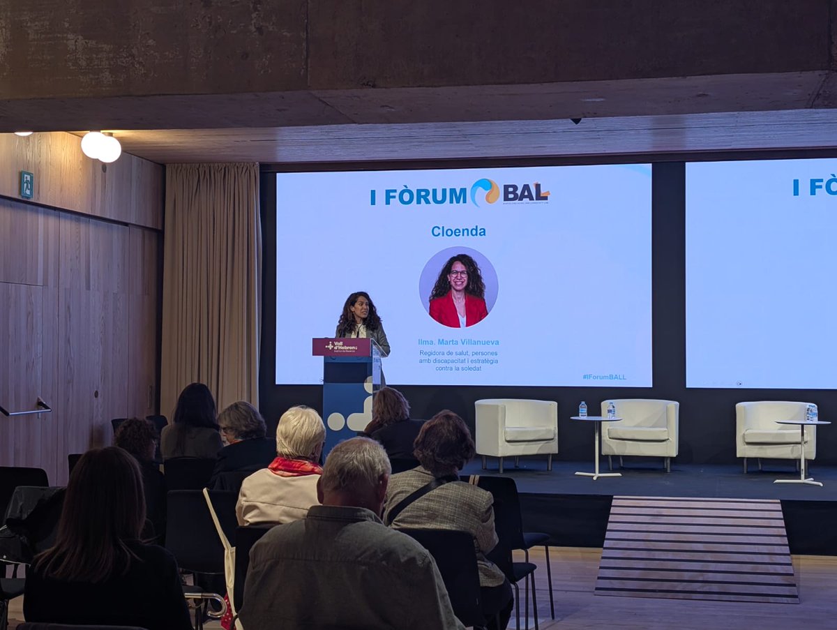 PS Pere Virgili (@perevirgilicat) on Twitter photo Clausura el #IForumBALL la regidora de Salut, persones amb discapacitat i estratègia contra la soledat de <a href="/bcn_ajuntament/">Ajuntament de Barcelona</a> Marta Villanueva Clausura el #IForumBALL la regidora de Salut, persones amb discapacitat i estratègia contra la soledat de <a href="/bcn_ajuntament/">Ajuntament de Barcelona</a> Marta Villanueva