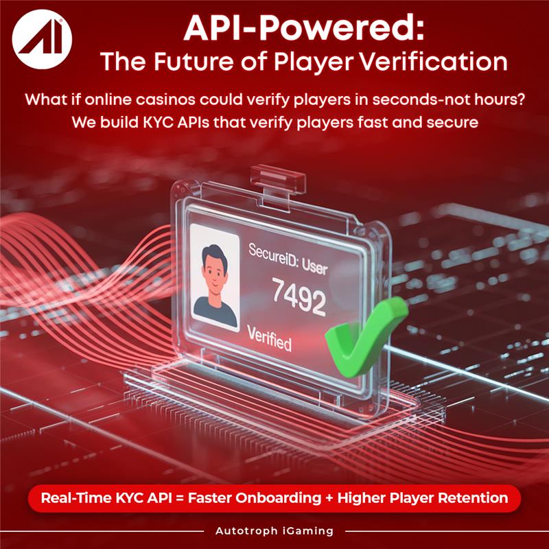 AutotrophIG's tweet image. When onboarding takes seconds, not hours—players stay, trust builds, and your platform scales.
We don’t just verify identities. We future-proof player journeys. 🔍🚀
#FutureOfiGaming #KYCAPI #OnlineCasinoTech #iGamingSolutions #PlayerTrust #AutotrophiGaming
