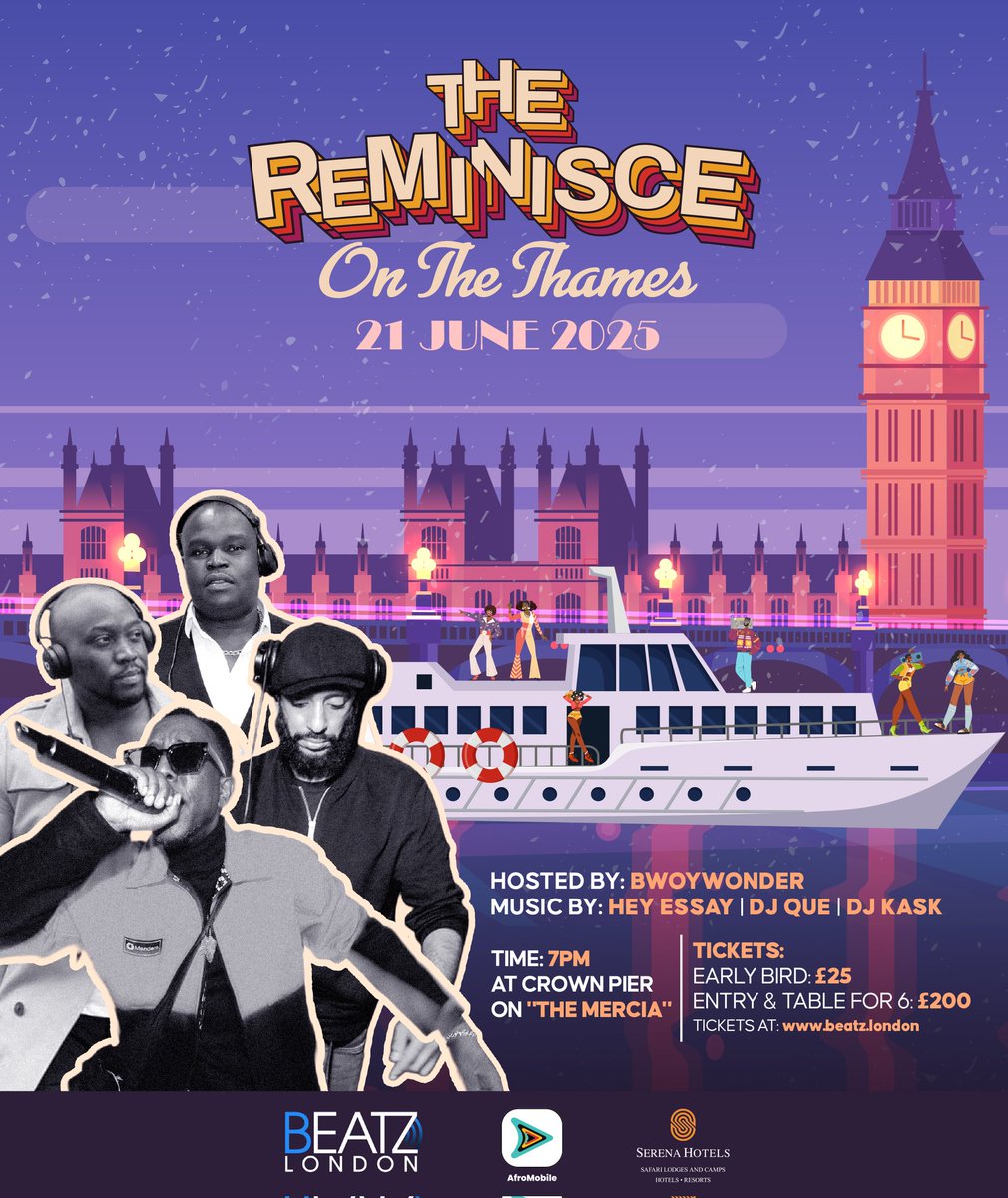 TheReminisceUG's tweet image. London! Lets gooo🔥
#reminisce #strictlyoldschool #grownfolksplayground