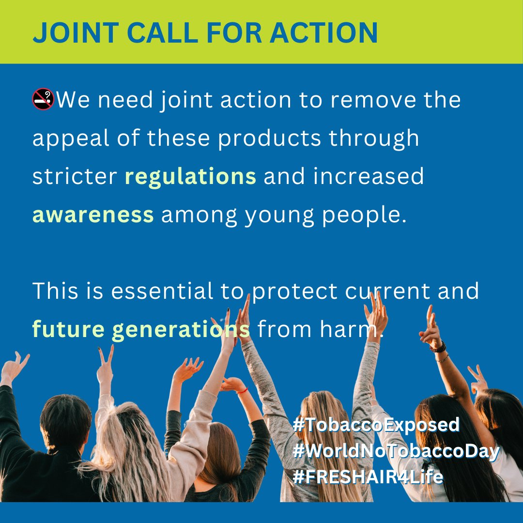 FRESHAIRTeam (@freshairteam) on Twitter photo Next week is #WorldNoTobaccoDay spotlighting industry tactics to tempt young people into addiction #TobaccoExposed. We are working with young people in #FRESHAIR4Life to see what action is needed to reduce the harm caused by tobacco. ipcrg.org/freshair4life <a href="/EuropeanLung/">European Lung Foundation</a> <a href="/IPCRG/">IPCRG</a> Next week is #WorldNoTobaccoDay spotlighting industry tactics to tempt young people into addiction #TobaccoExposed. We are working with young people in #FRESHAIR4Life to see what action is needed to reduce the harm caused by tobacco. ipcrg.org/freshair4life <a href="/EuropeanLung/">European Lung Foundation</a> <a href="/IPCRG/">IPCRG</a>