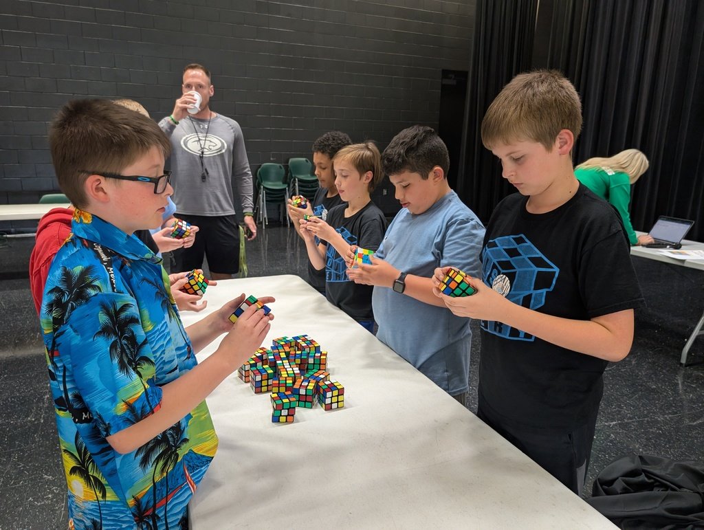 Congratulations to our Rubik's Cube team for placing third in the Derby tournament.  What a great way to end the season!