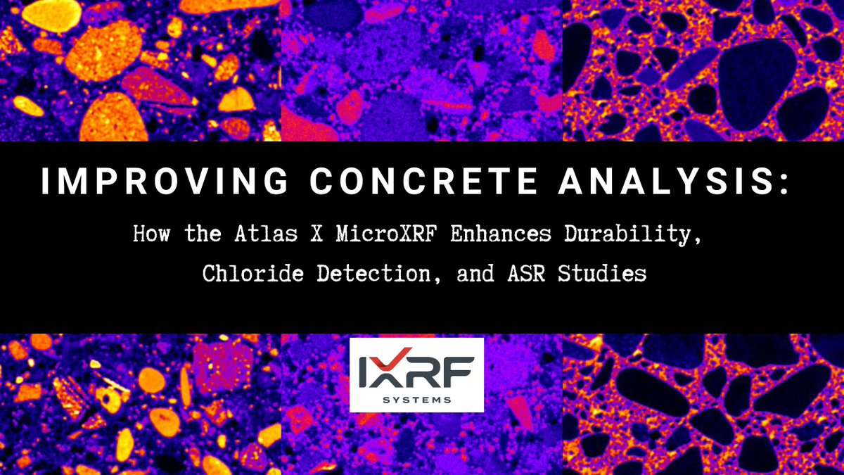 IXRFsystems's tweet image. Concrete is complex—your analysis tool should be too. 🧱The Atlas X microXRF offers high-res, non-destructive analysis of large samples. Ideal for chloride ingress, ASR &amp;amp; more.

🔬 Better than bulk XRF, SEM-EDS &amp;amp; LIBS.

👉 ixrfsystems.com/improving-conc…

#ConcreteAnalysis #microXRF #NDT