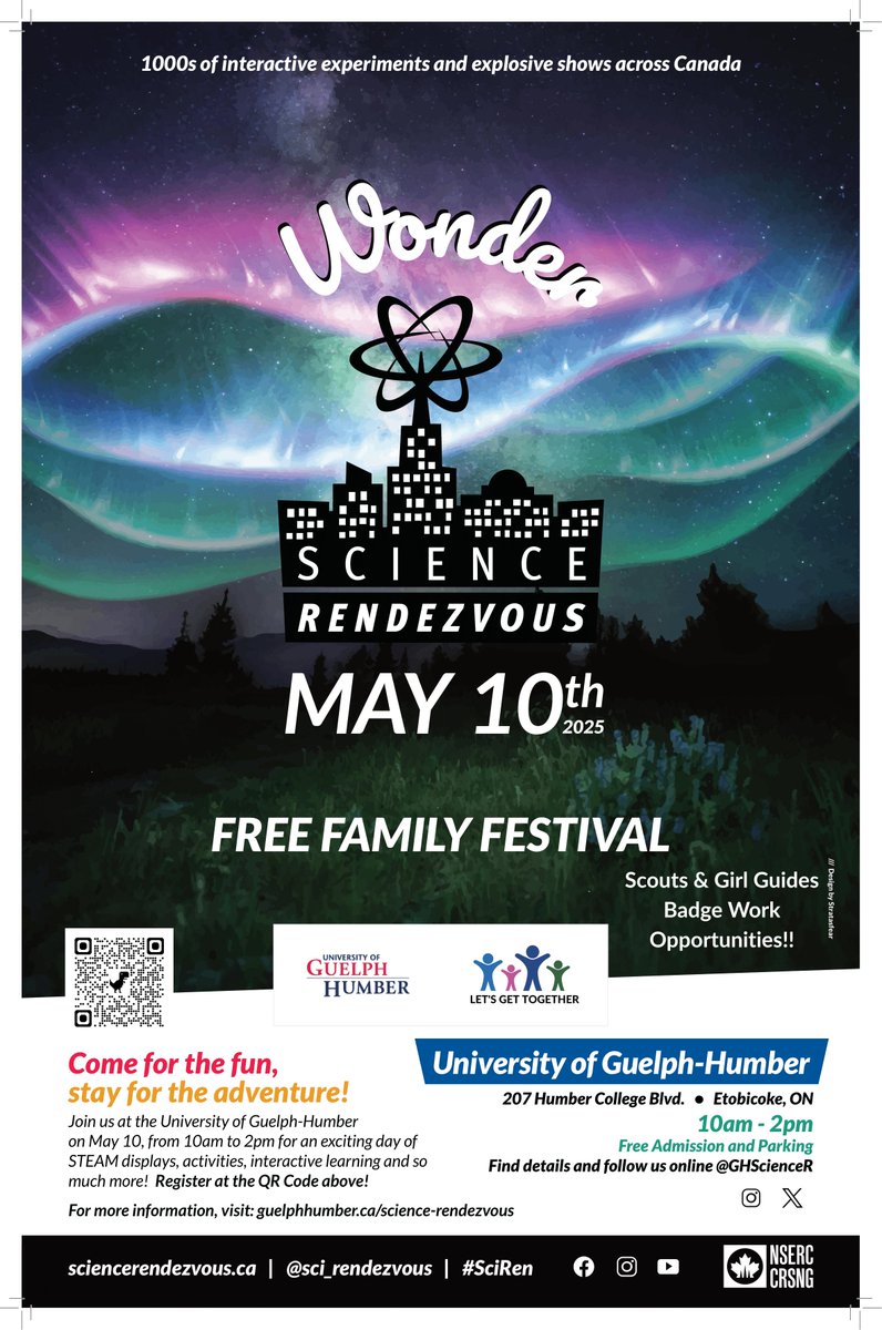 Are you or your children/grandchildren interested in science? Then check out this great event organized by Let's Get Together and <a href="/GHScienceR/">GuelphHumber</a>. This Saturday 10AM - 2PM at the <a href="/GuelphHumberUni/">University of Guelph-Humber</a> campus in North Etobicoke. #STEM #scienceproject #FamilyFun