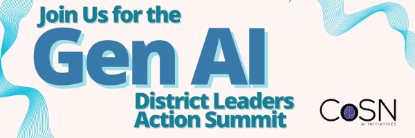 CoSN (@cosn) on Twitter photo Is your school system ready for the next phase of Gen AI? 🤖Join us May 20–22 in Indianapolis to plan adoption, tackle risks & build your 6-12 month roadmap.🔗 bit.ly/4crLmLJ #DigitalTransformation #AIinEducation #GenAI
<a href="/keithkrueger/">Keith Krueger</a> <a href="/StacyHaw/">Stacy Hawthorne, Ed.D.</a> <a href="/leadlaughlearn/">Dr. Chantell Manahan, CETL, CCRE</a> <a href="/PeteJust/">Pete Just</a> Is your school system ready for the next phase of Gen AI? 🤖Join us May 20–22 in Indianapolis to plan adoption, tackle risks & build your 6-12 month roadmap.🔗 bit.ly/4crLmLJ #DigitalTransformation #AIinEducation #GenAI
<a href="/keithkrueger/">Keith Krueger</a> <a href="/StacyHaw/">Stacy Hawthorne, Ed.D.</a> <a href="/leadlaughlearn/">Dr. Chantell Manahan, CETL, CCRE</a> <a href="/PeteJust/">Pete Just</a>