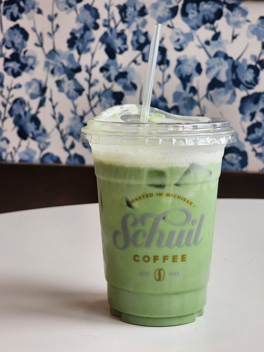 I tried a matcha tea iced latte last week. It was . . . grassy.