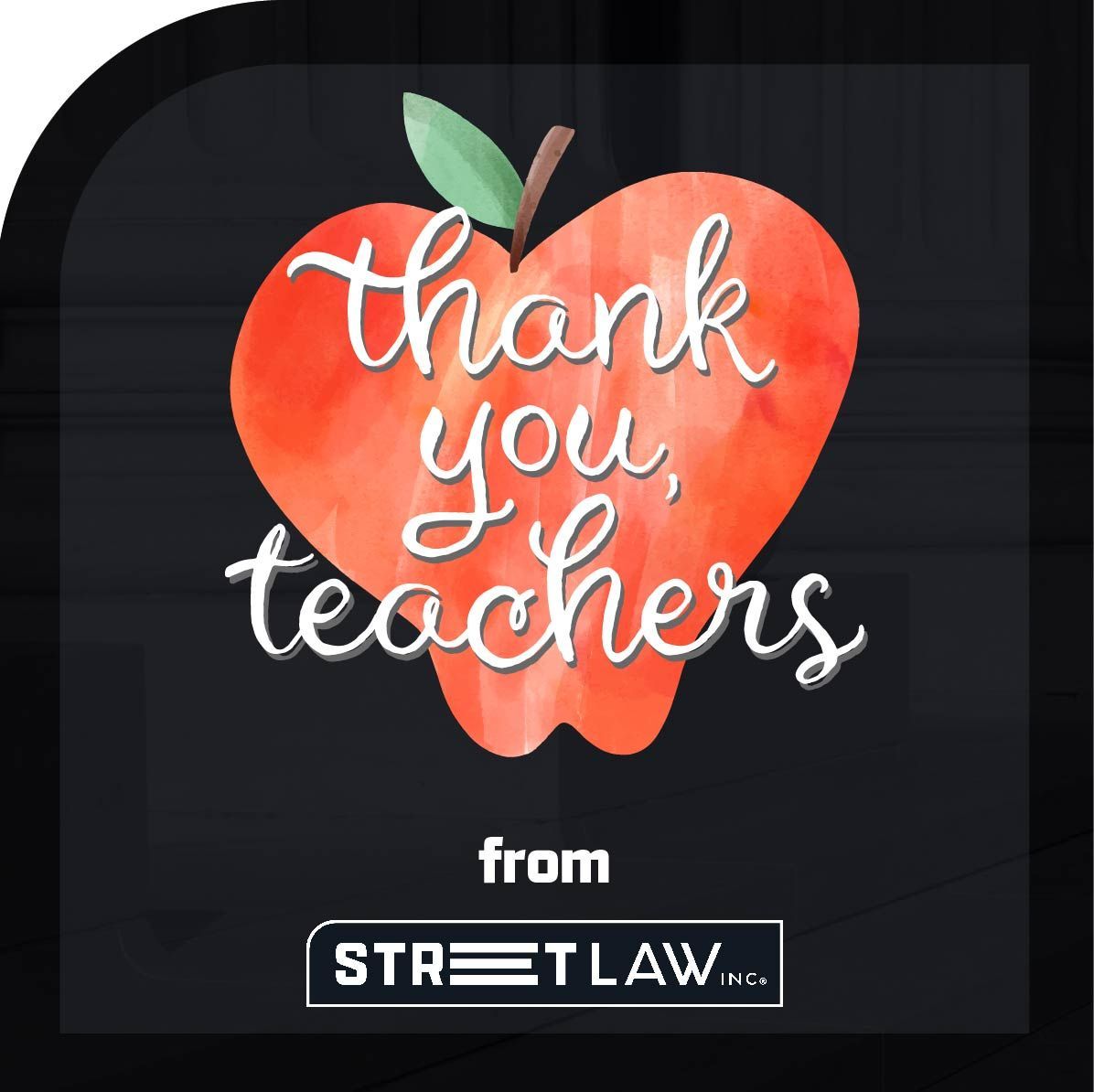 It’s #TeacherAppreciationWeek!

Teachers, you are the backbone of Street Law’s mission—sparking curiosity, igniting powerful discussions, and bringing the law to life in classrooms every day.

We’re so grateful!