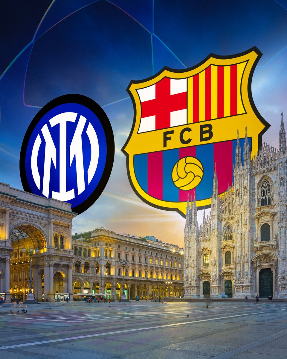 FCBarcelona's tweet image. ✨ Showdown in Milan ✨
