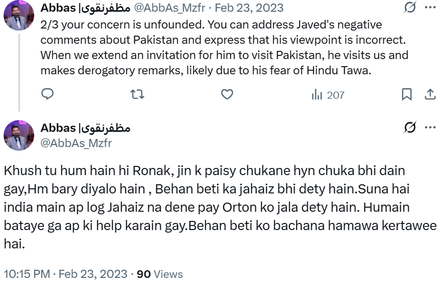 Talking about Bhikharistanis that come over to India for medical treatment, I was reminded of this bastard👇
They will mooch off India when in need, even if they hate us from the bottom of their hearts.
Let their govt make hospitals for them instead of building missiles and nukes