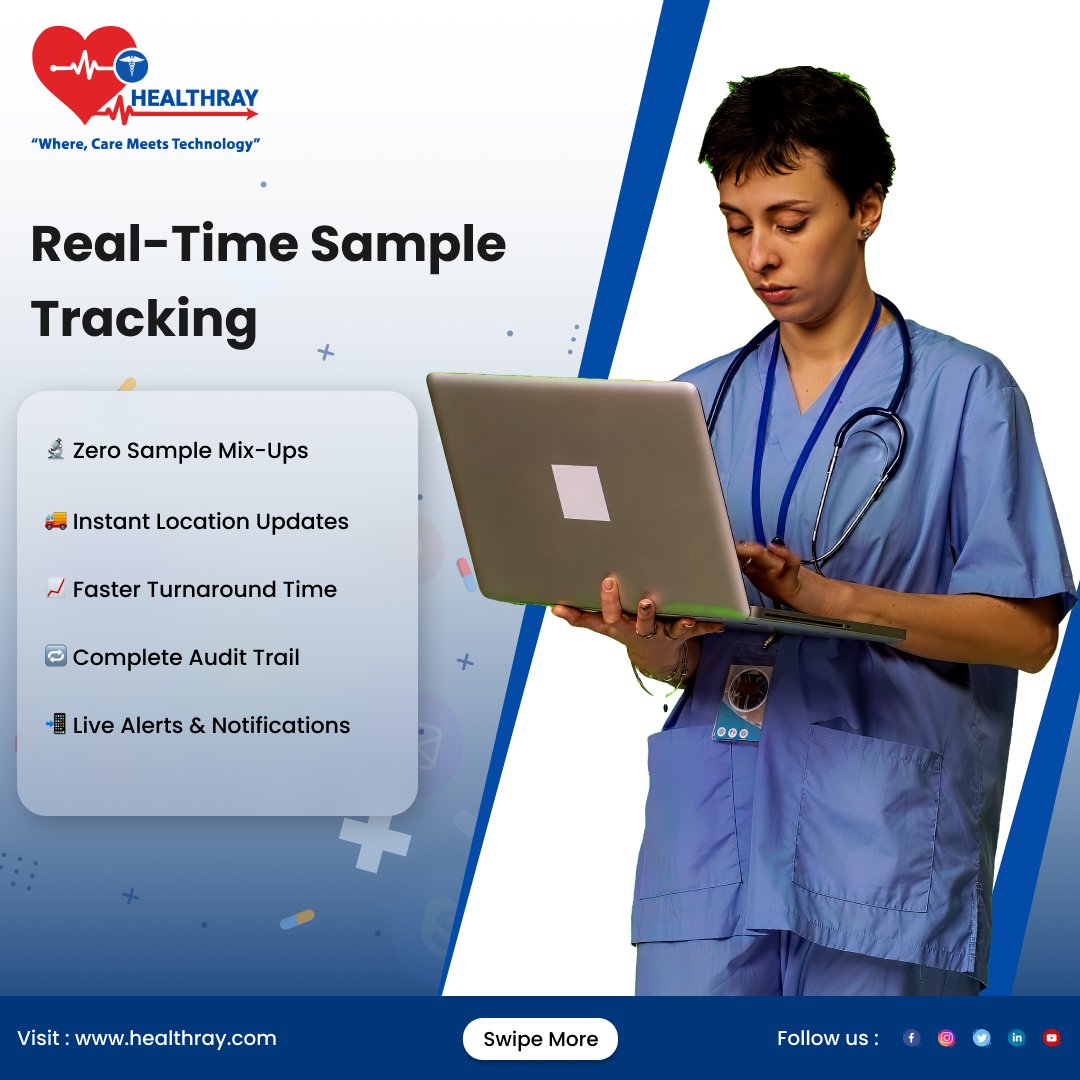 healthray_'s tweet image. Smarter Labs Choose Smarter Systems Get the Right LIS Today

🔬 Smarter Labs Choose Smarter Systems!
Upgrade your lab with the Right Laboratory Information System (LIS) today and unlock faster diagnostics, improved accuracy, and seamless operations. 🚀

#SmartLabs #LIS