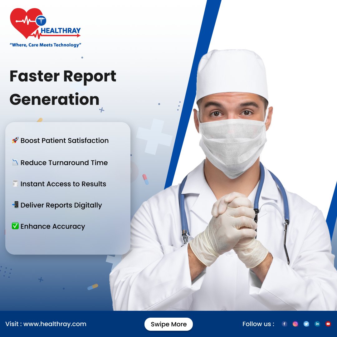 healthray_'s tweet image. Smarter Labs Choose Smarter Systems Get the Right LIS Today

🔬 Smarter Labs Choose Smarter Systems!
Upgrade your lab with the Right Laboratory Information System (LIS) today and unlock faster diagnostics, improved accuracy, and seamless operations. 🚀

#SmartLabs #LIS