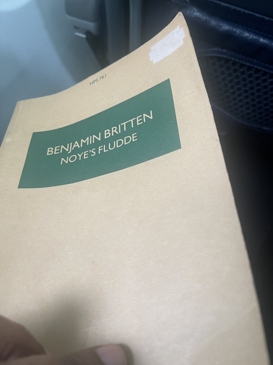 ErrollynWallen's tweet image. Plane reading 

 #BenjaminBritten #admiration