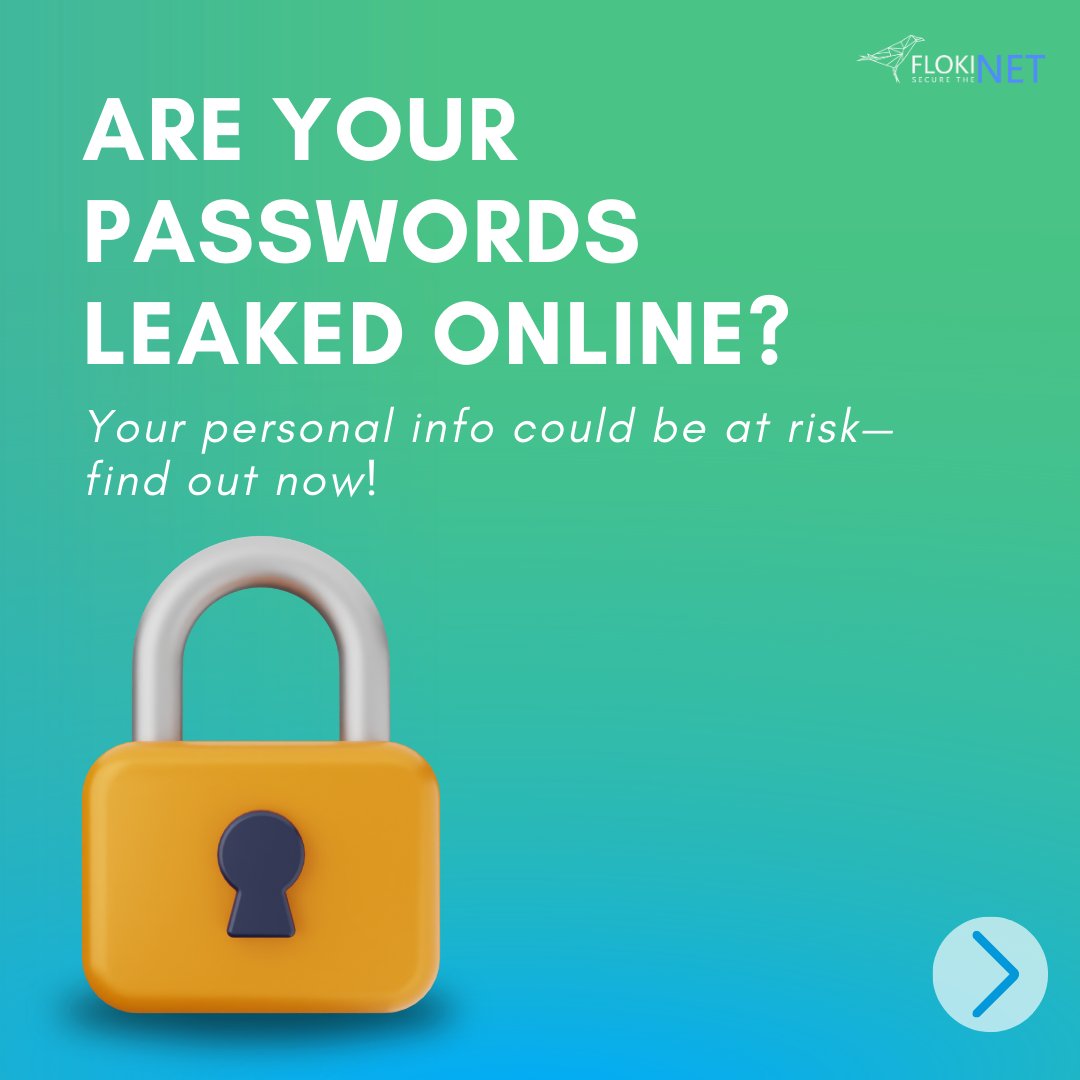 FlokiNETehf's tweet image. 🔐Passwords leaked?
Your info might be at risk—swipe to find out how to protect yourself.
#cybersecurity #FlokiNET #onlinesafety #privacymatters